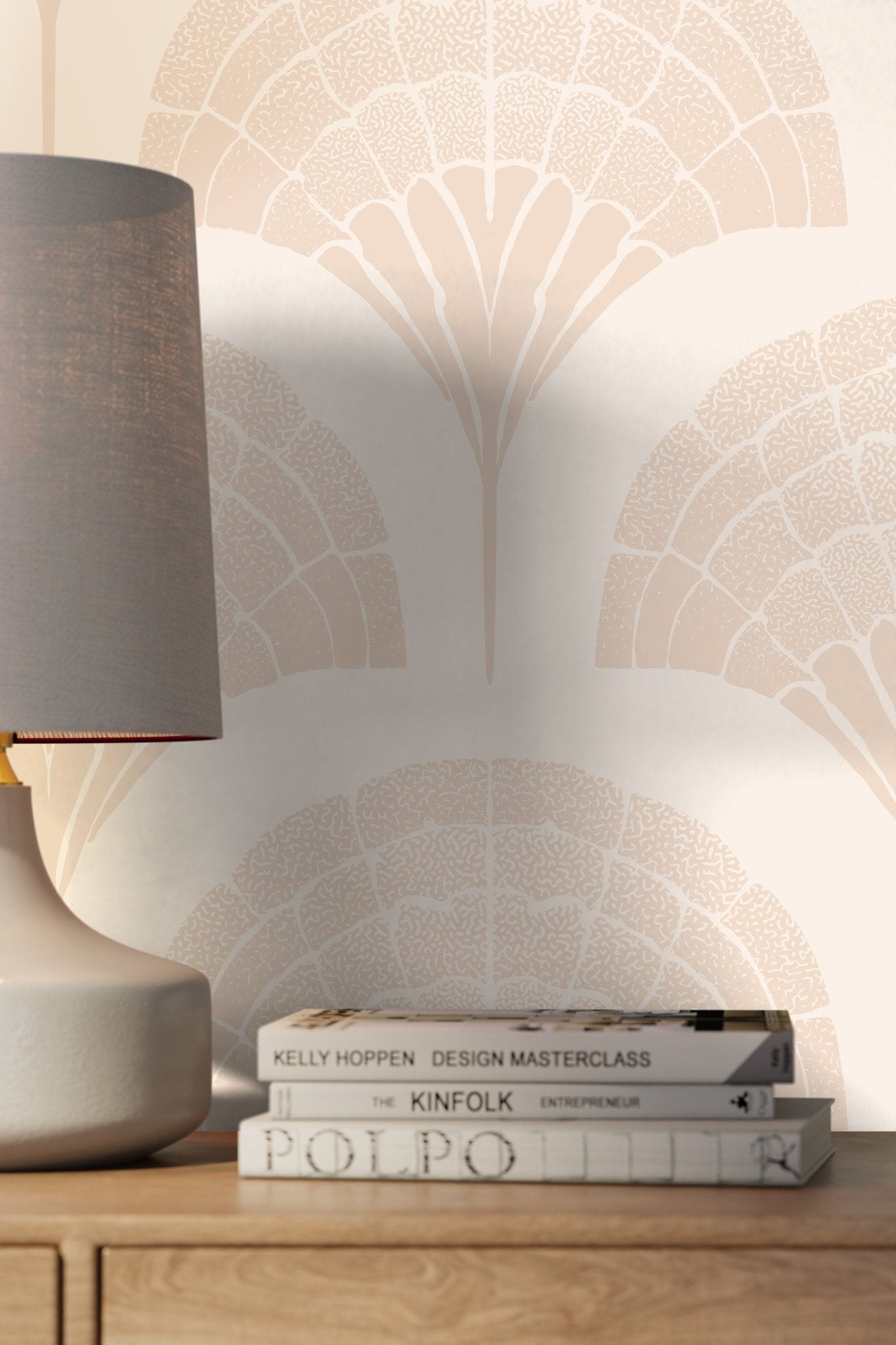 Art Deco Fan Wallpaper - C500 - WallTrend