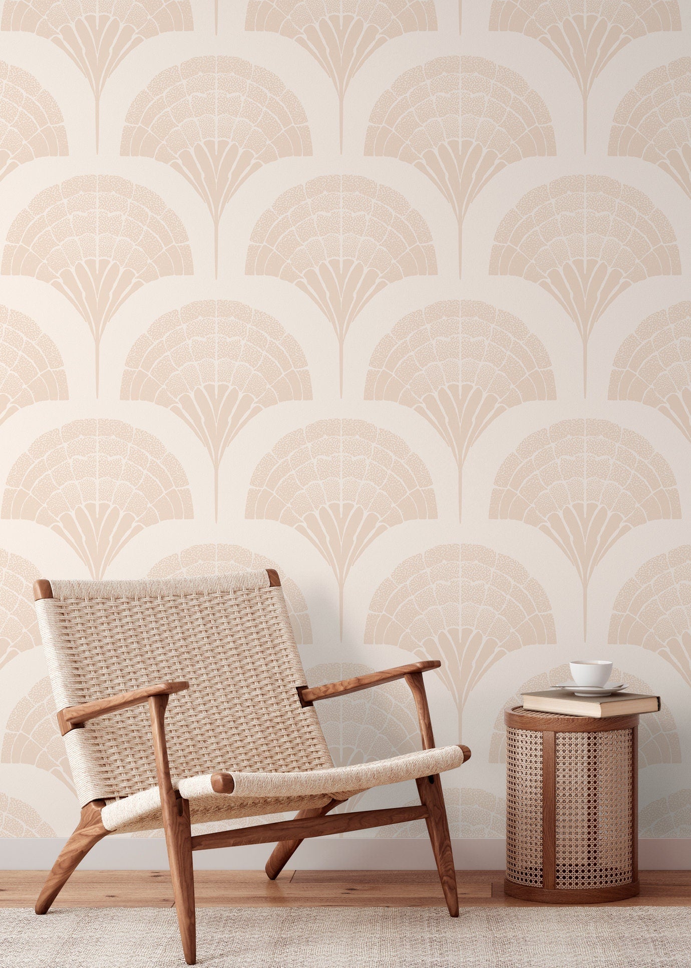 Art Deco Fan Wallpaper - C500 - WallTrend