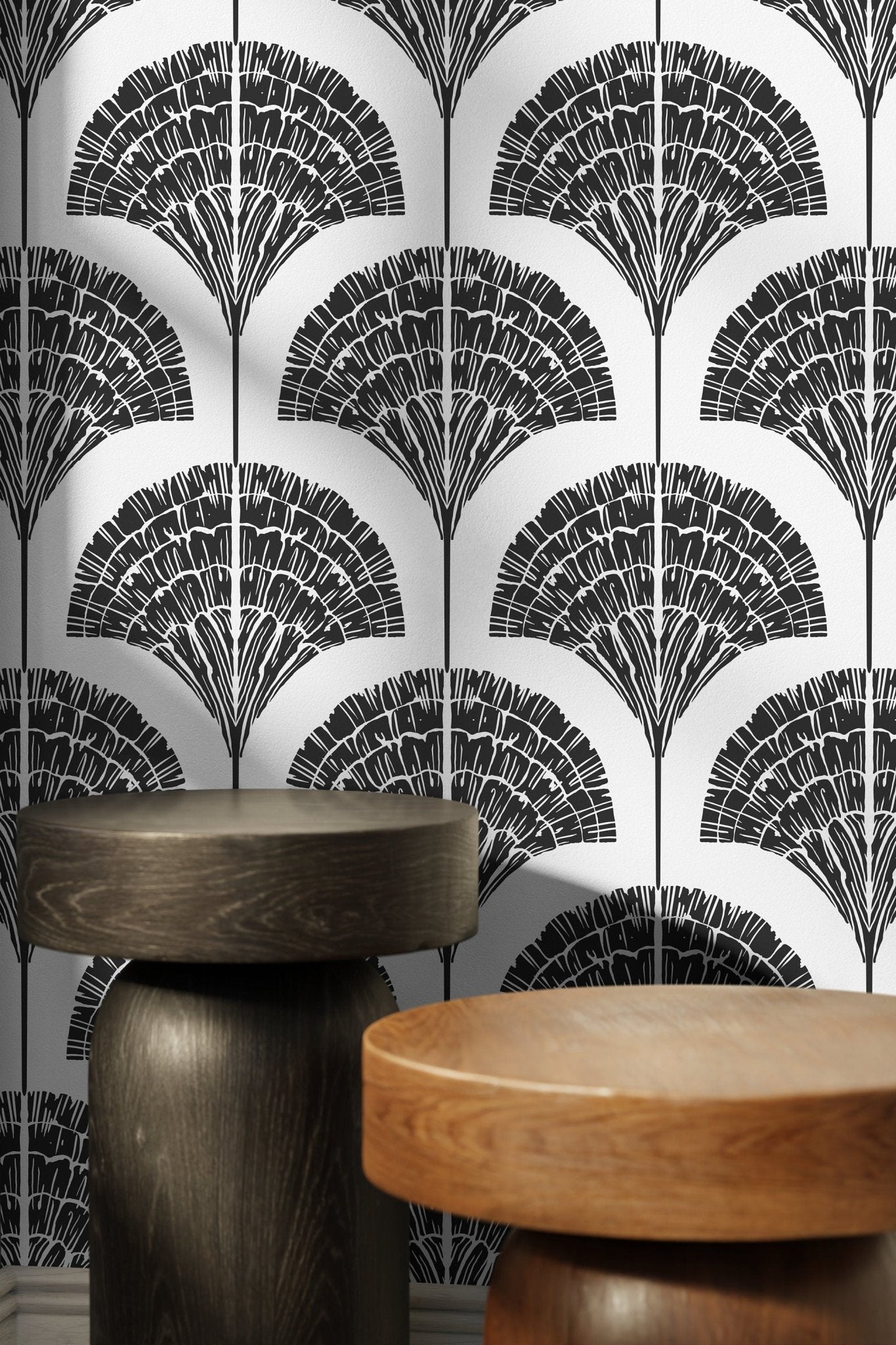 Art Deco Fan Wallpaper - C506 - WallTrend