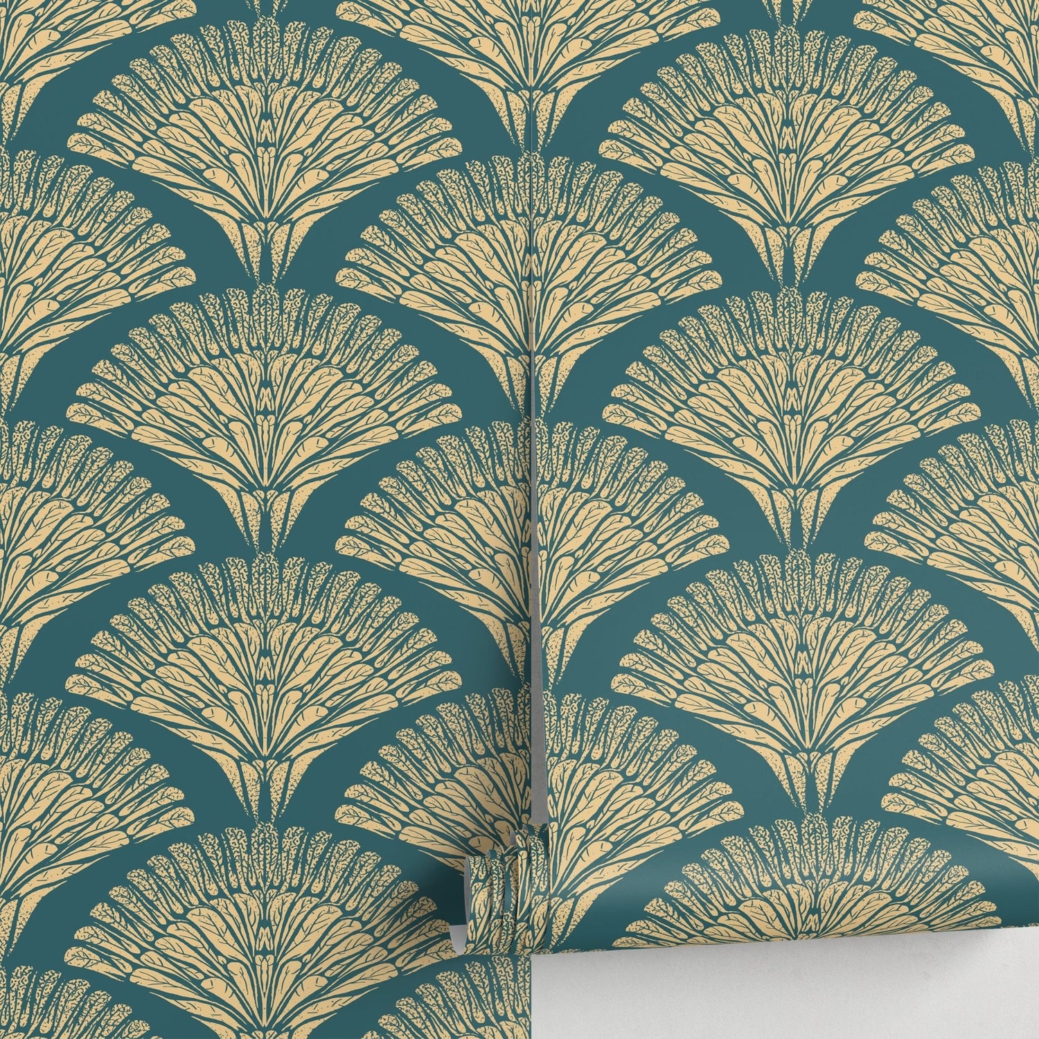 Art Deco Fan Wallpaper - C546 - WallTrend