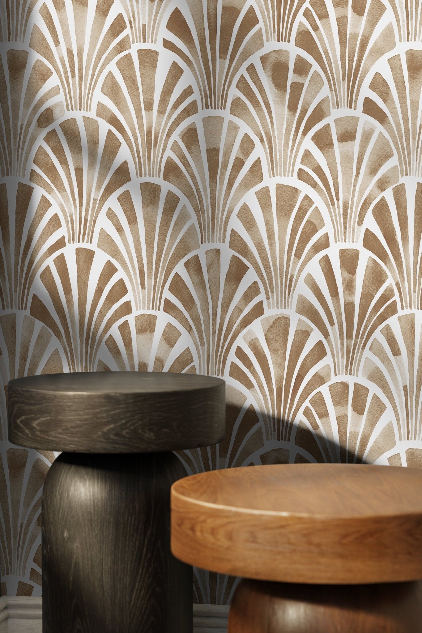 Art Deco Fan Wallpaper - C806 - WallTrend