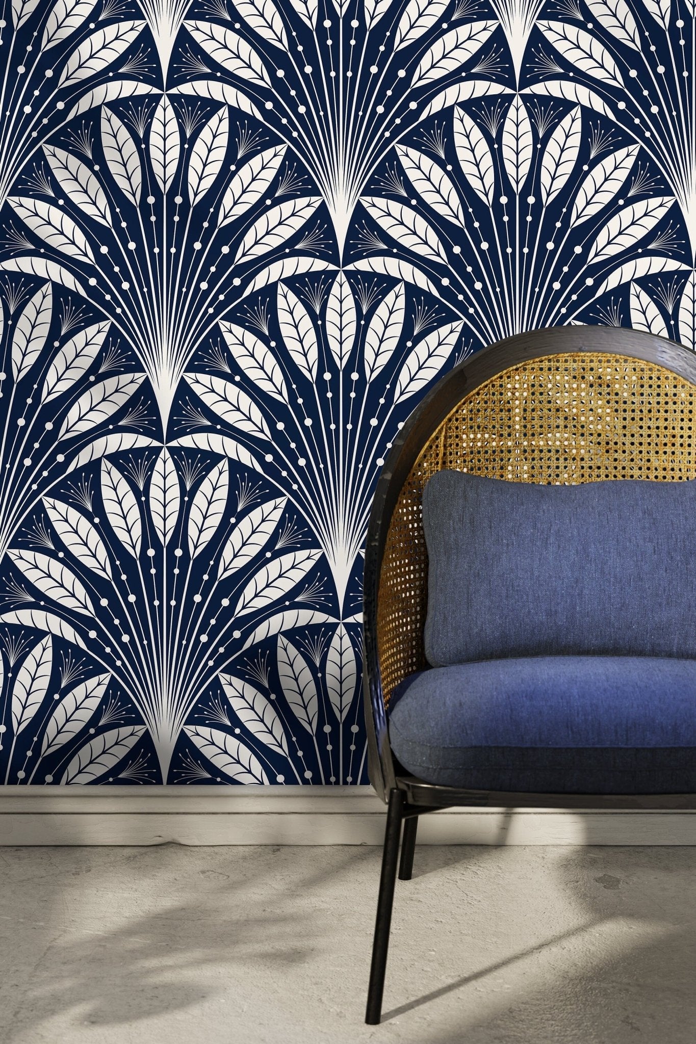 Art Deco Fan Wallpaper - C815 - WallTrend