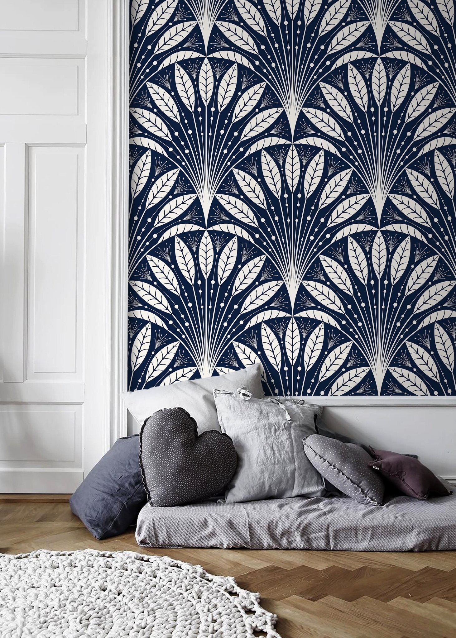 Art Deco Fan Wallpaper - C815 - WallTrend