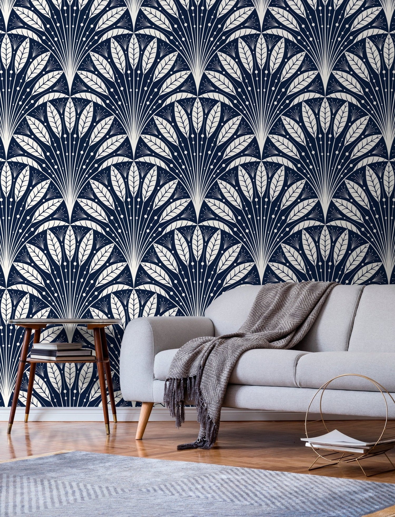 Art Deco Fan Wallpaper - C815 - WallTrend