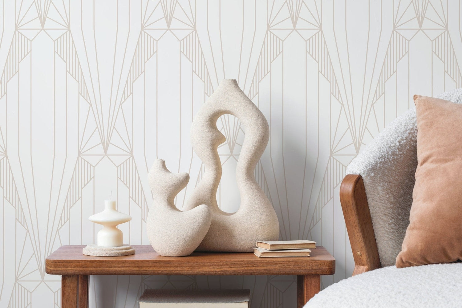 Art Deco Fan Wallpaper - D244 - WallTrend