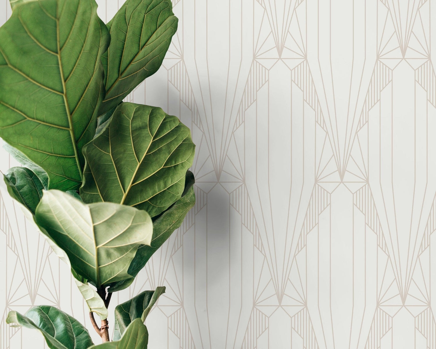 Art Deco Fan Wallpaper - D244 - WallTrend