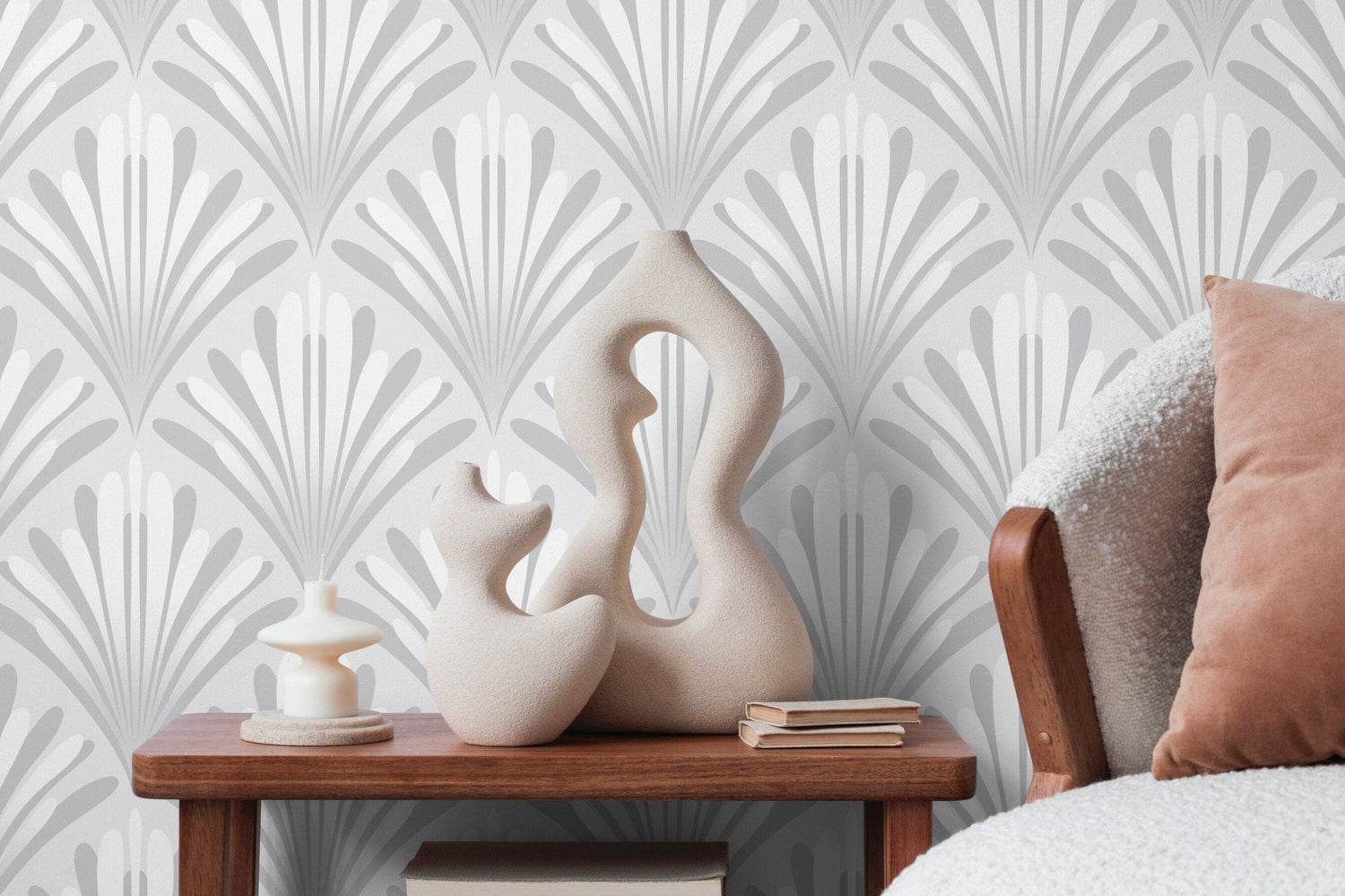 Art Deco Fan Wallpaper - X136 - WallTrend