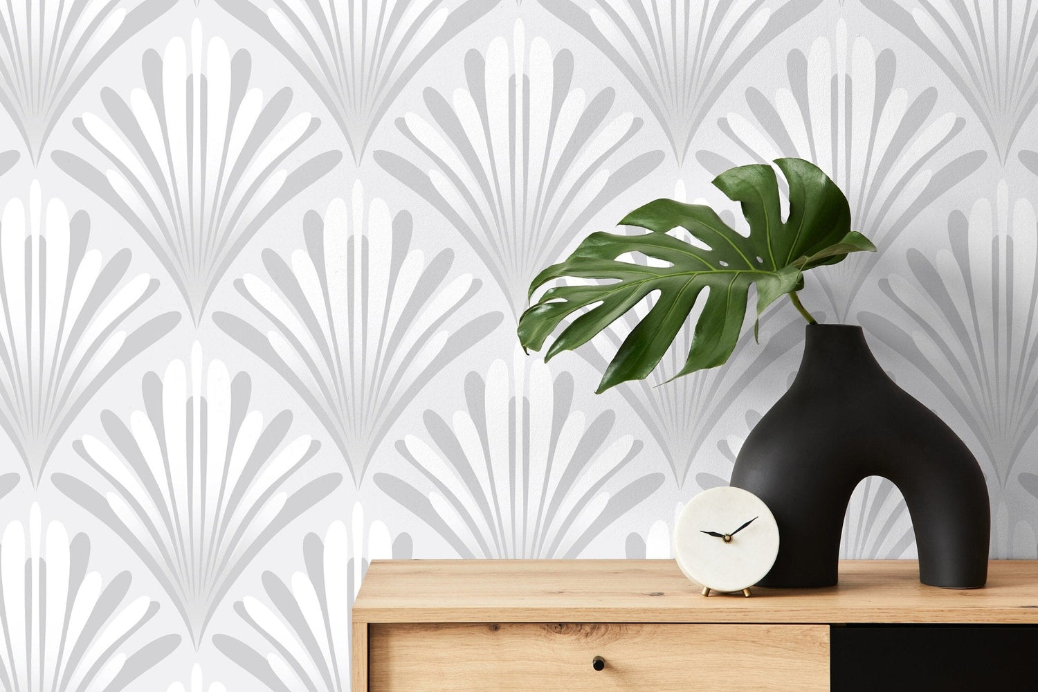 Art Deco Fan Wallpaper - X136 - WallTrend