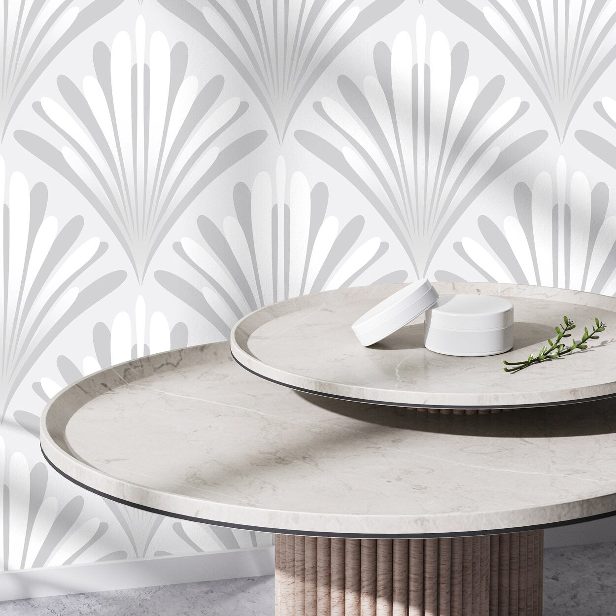 Art Deco Fan Wallpaper - X136 - WallTrend