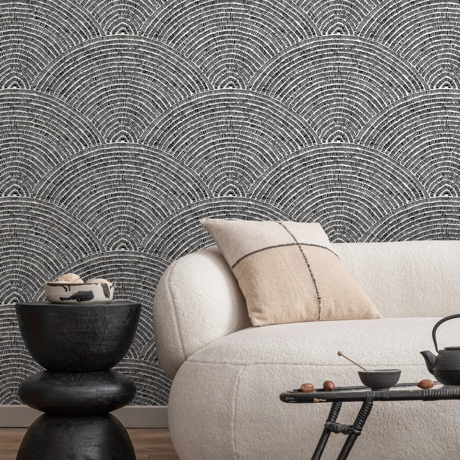 Art Deco Geometric Wallpaper - B976 - WallTrend