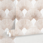 Art Deco Sunrise Wallpaper - C083 - WallTrend