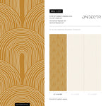 Art Deco Sunrise Wallpaper - C257 - WallTrend
