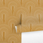 Art Deco Sunrise Wallpaper - C257 - WallTrend