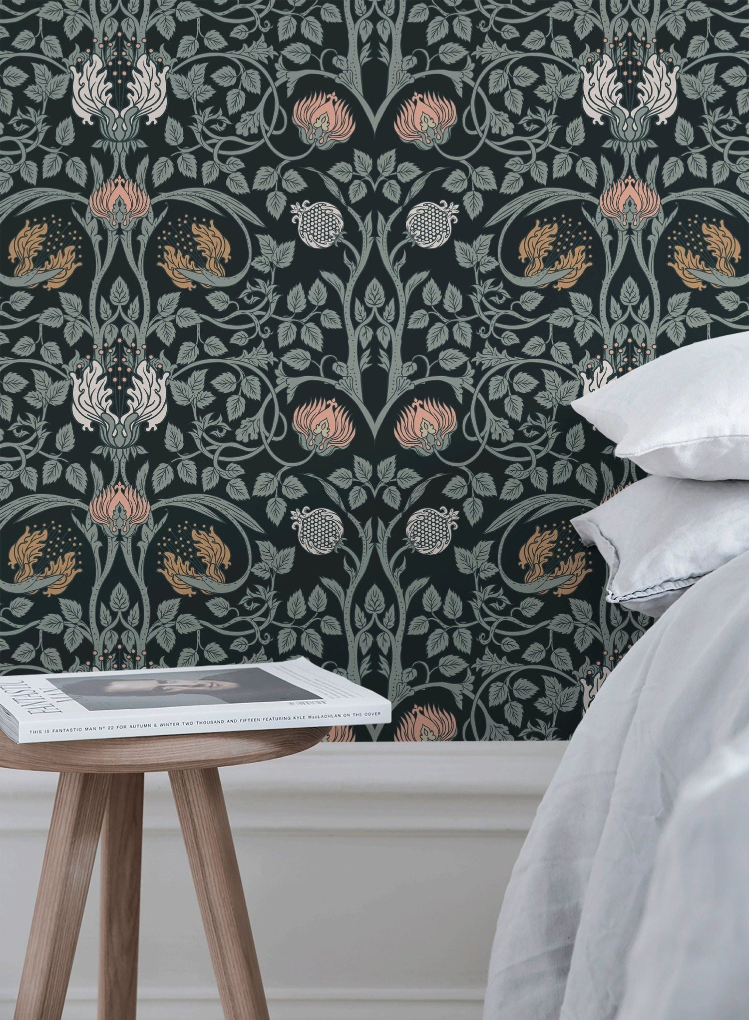 Art Nouveau Nature Motifs Wallpaper - B920 - WallTrend