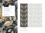 Art Nouveau Peacock Wallpaper - D500 - WallTrend