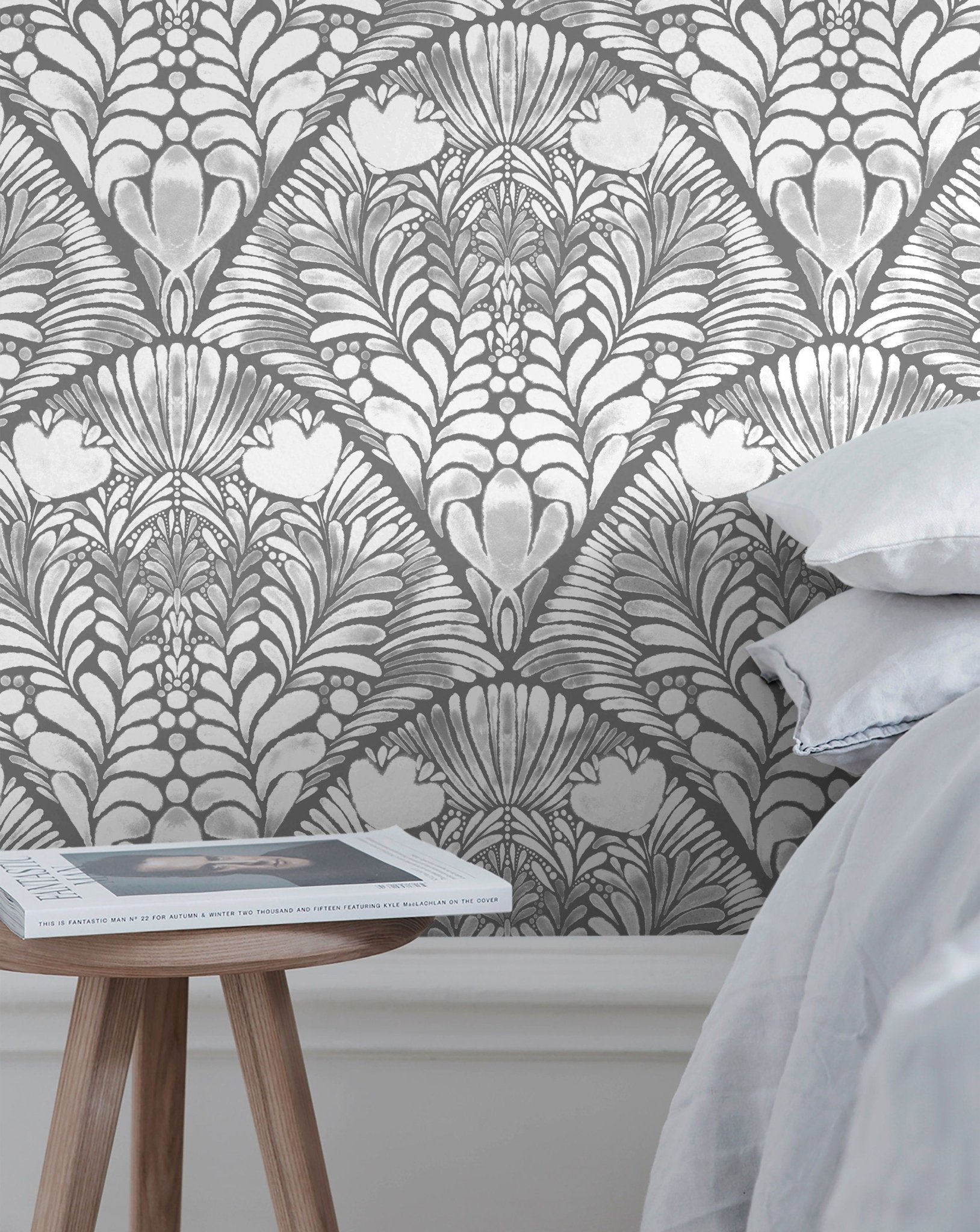 Artistic Botanical Motifs Wallpaper - X140 - WallTrend