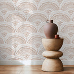 Artistic Peacock Feather Pattern Wallpaper - C066 - WallTrend