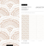 Artistic Peacock Feather Pattern Wallpaper - C066 - WallTrend