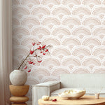 Artistic Peacock Feather Pattern Wallpaper - C066 - WallTrend