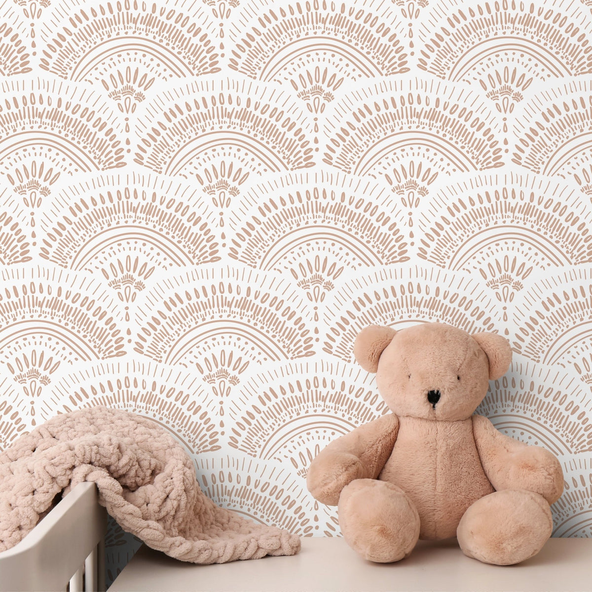 Artistic Peacock Feather Pattern Wallpaper - C066 - WallTrend