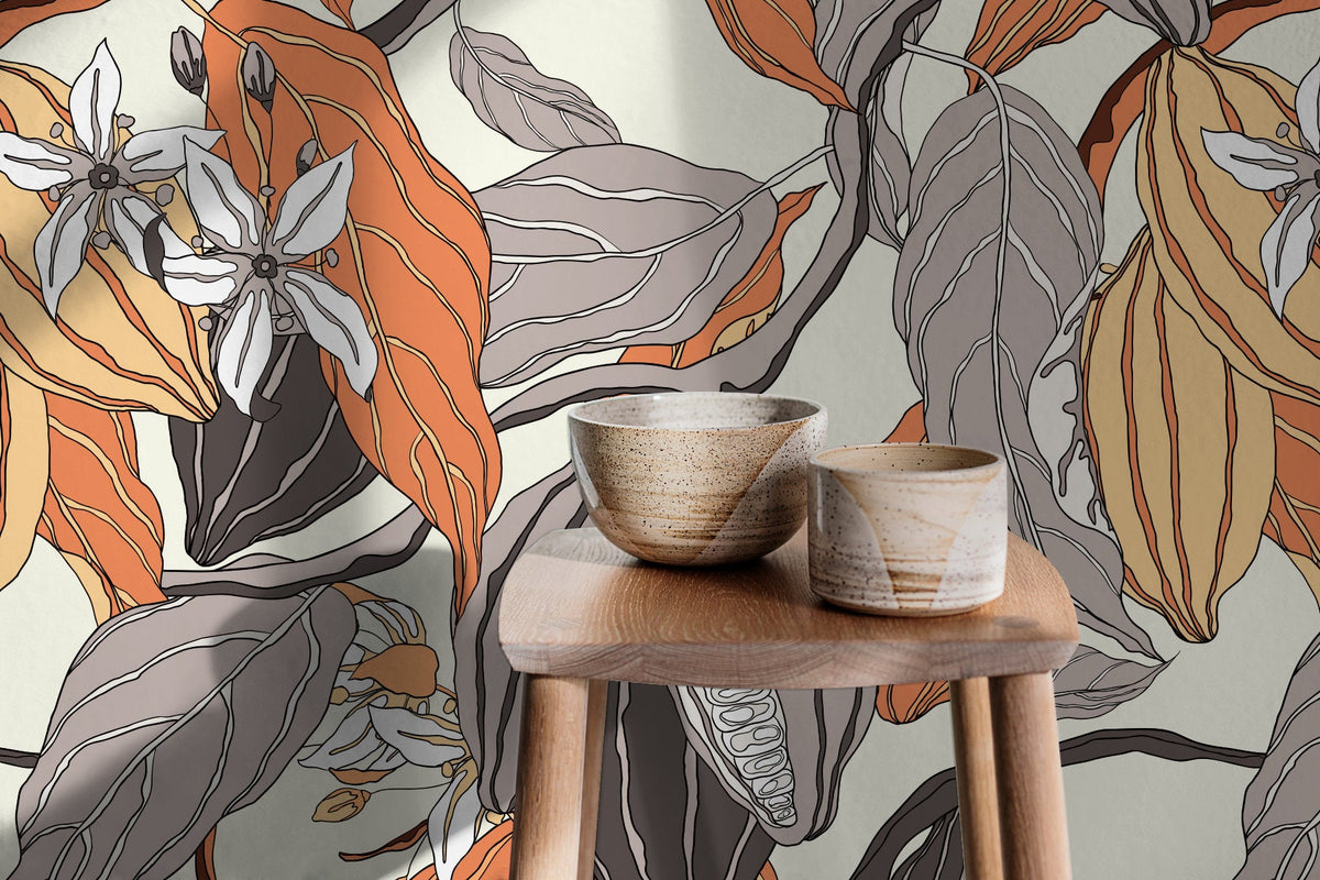 Autumn Flora Wallpaper - C161 - WallTrend