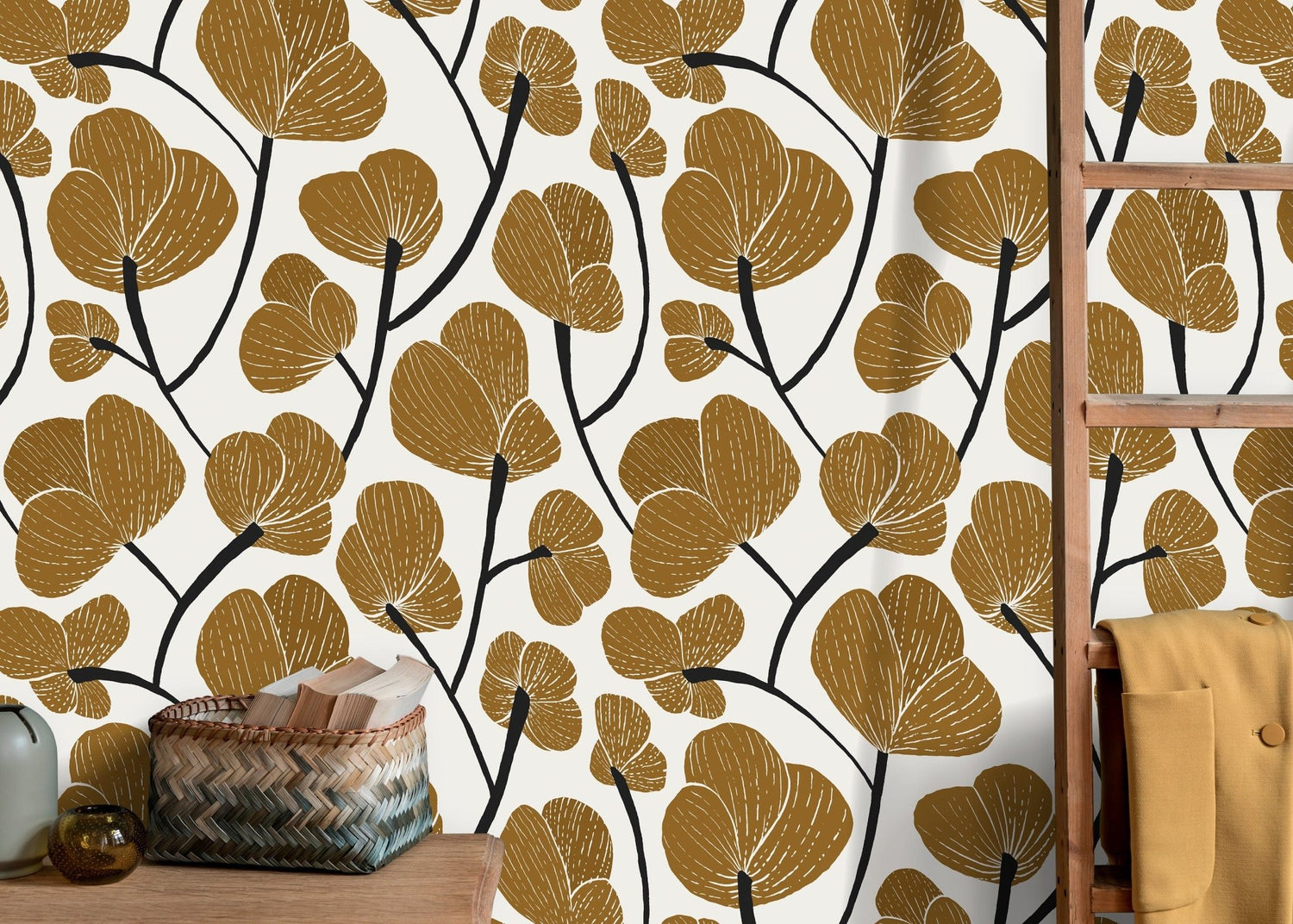 Autumn Ginkgo Wallpaper - C633 - WallTrend