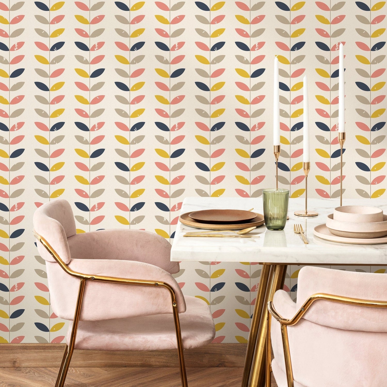 Autumn Leaves Wallpaper - B367 - WallTrend