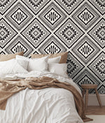 Aztec Influence Wallpaper - C376 - WallTrend