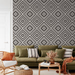 Aztec Influence Wallpaper - C376 - WallTrend