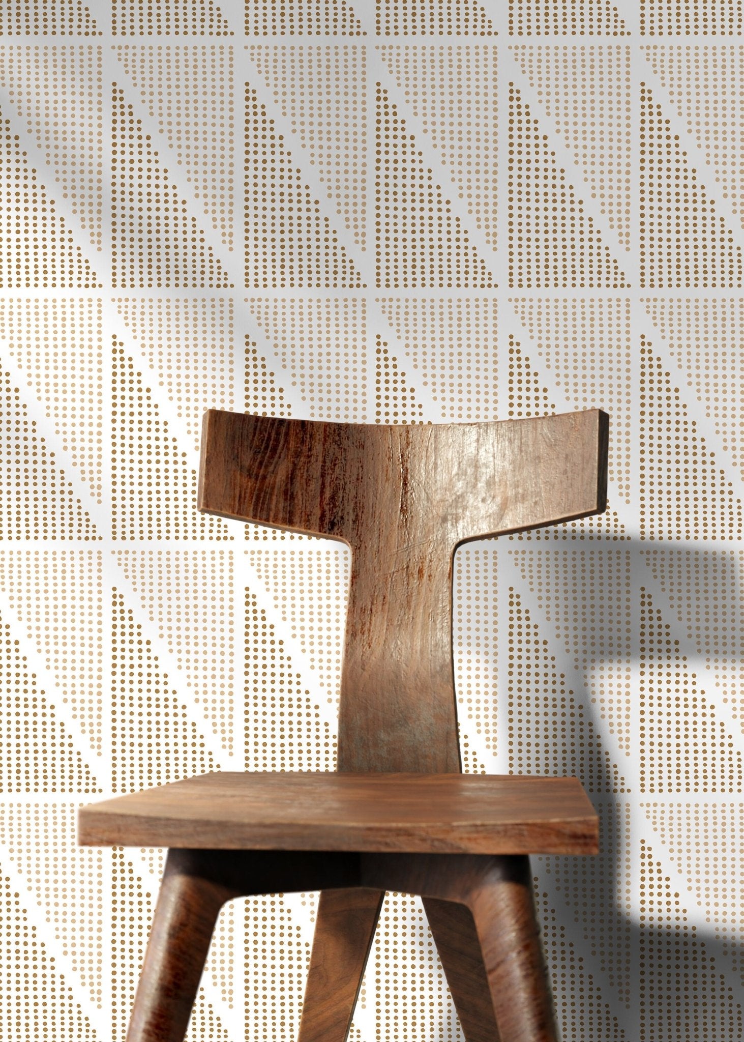 Beige Modern Dots Wallpaper / Peel and Stick Wallpaper Removable Wallpaper Home Decor Wall Art Wall Decor Room Decor - C969 - WallTrend