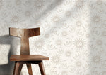 Beige Mystique and Celestial Wallpaper Removable Peel and Stick Wallpaper, Peel and Stick Wallpaper Moon and Sun - ZABA - WallTrend