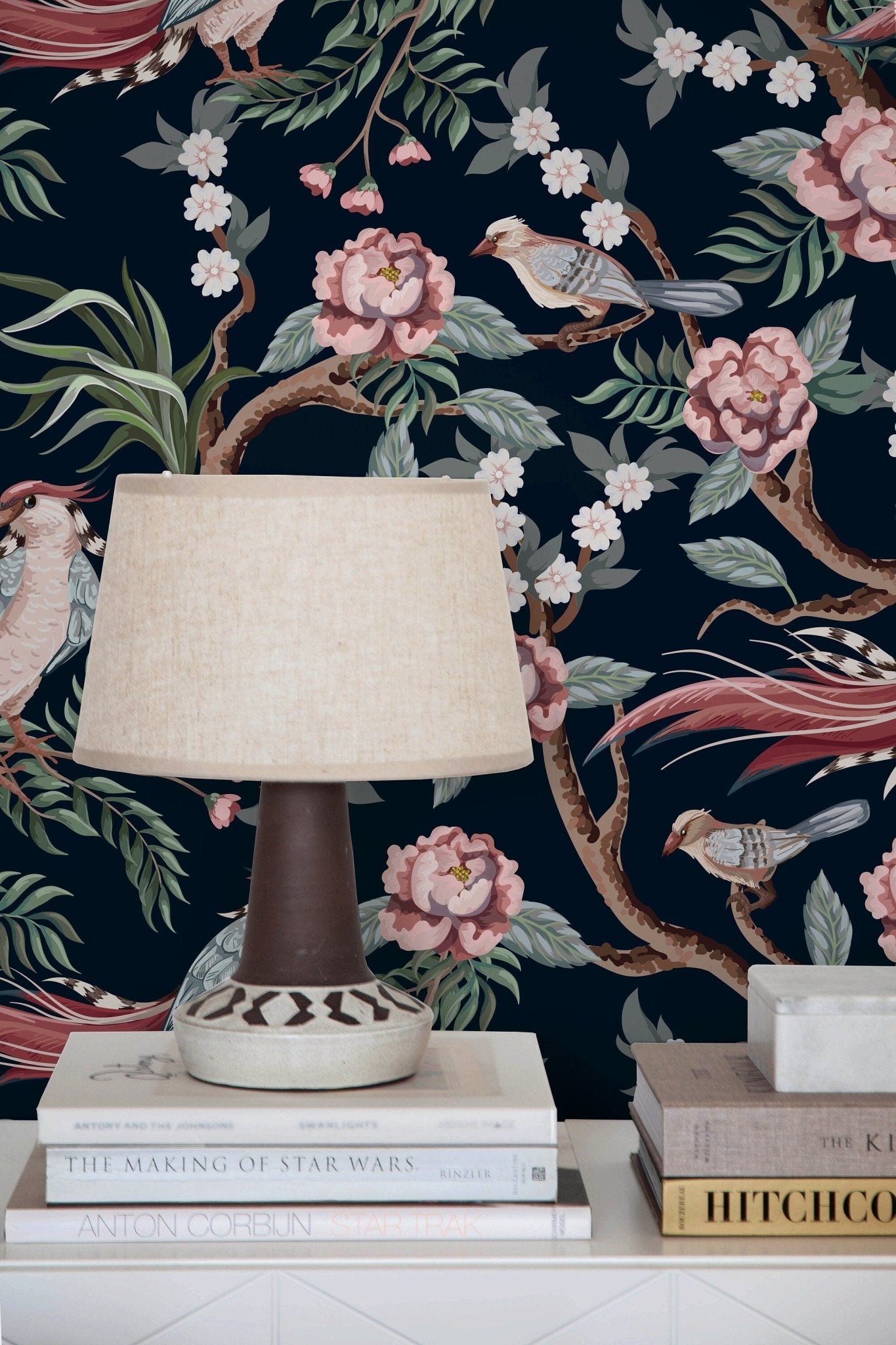 Birds and Blooms Wallpaper - C121 - WallTrend