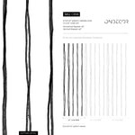 Black and White Boho Striped Wallpaper / Peel and Stick Wallpaper Removable Wallpaper Home Decor Wall Art Wall Decor Room Decor - C898 - WallTrend