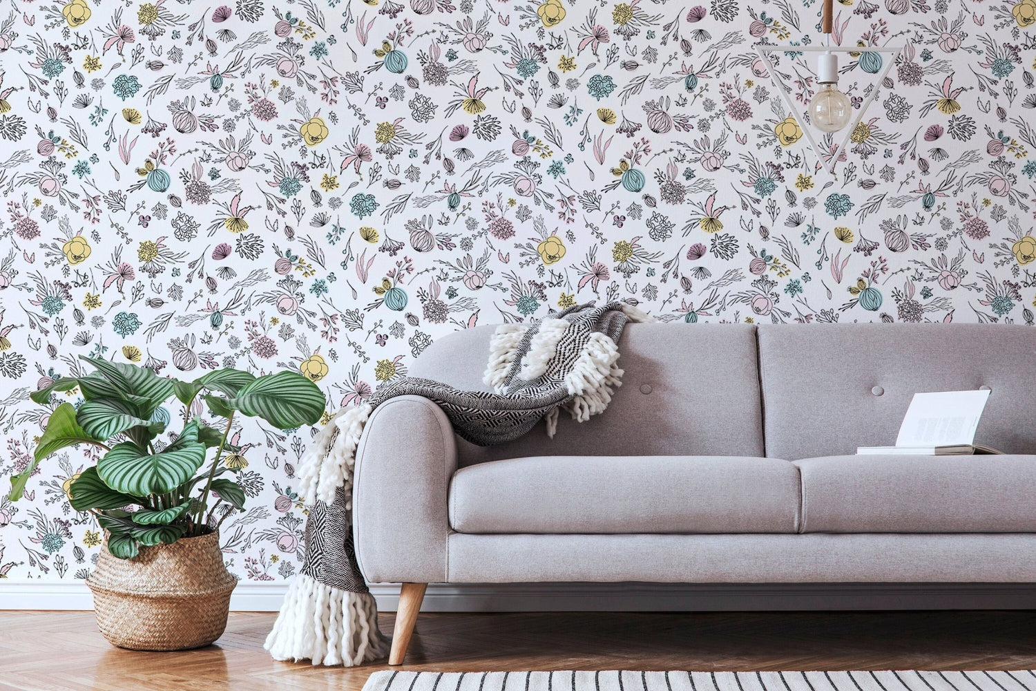 Blooming Meadow Wallpaper - B467 - WallTrend