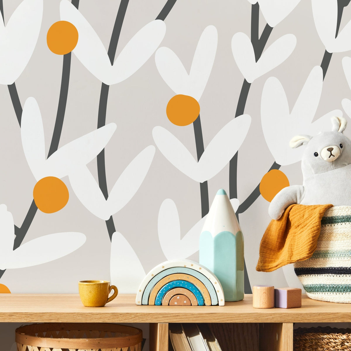 Blossoming Almond Branches Wallpaper - X178 - WallTrend