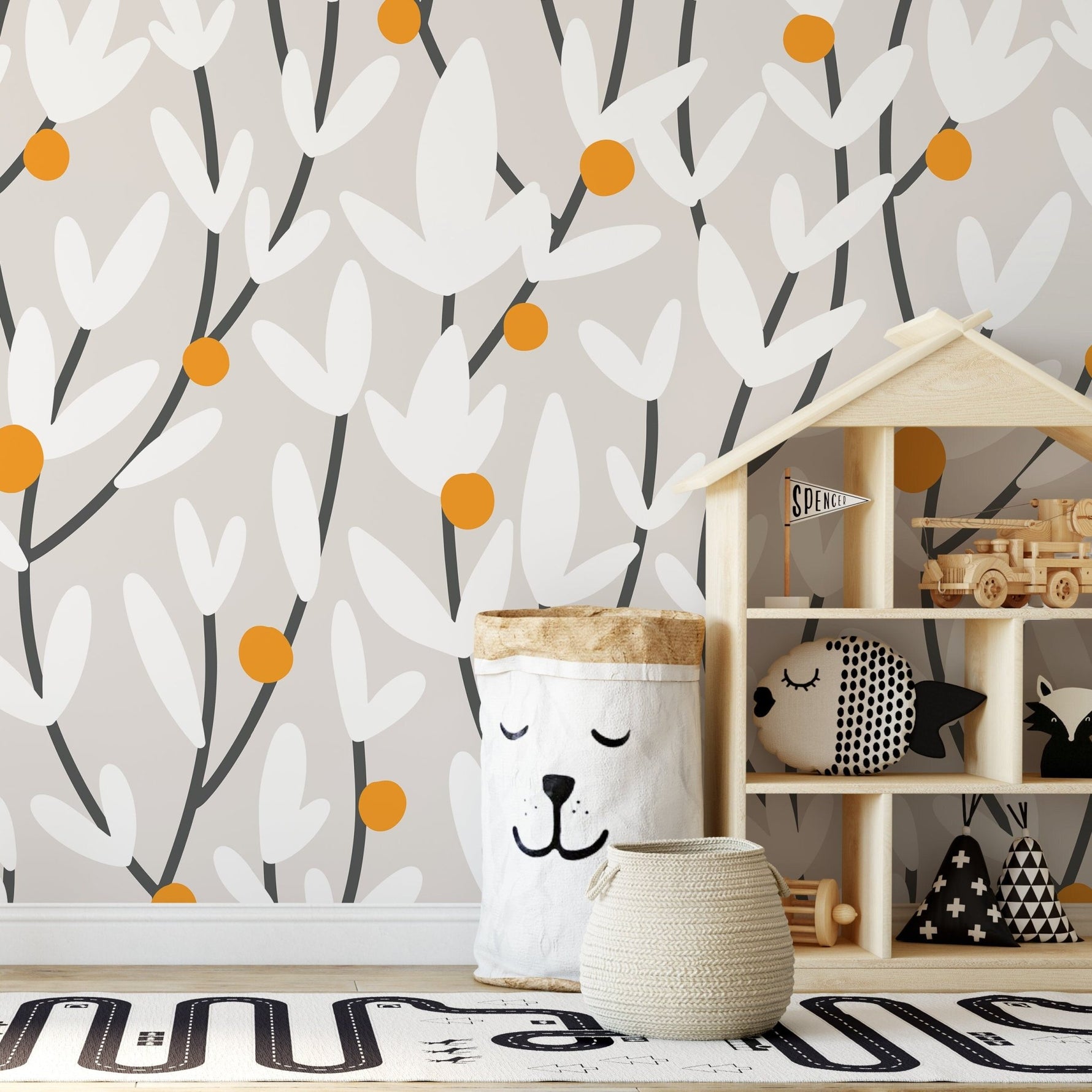 Blossoming Almond Branches Wallpaper - X178 - WallTrend