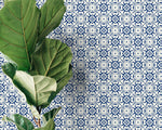 Blue Modern Tile Wallpaper / Peel and Stick Wallpaper Removable Wallpaper Home Decor Wall Art Wall Decor Room Decor - D180 - WallTrend