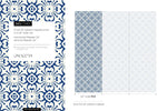 Blue Modern Tile Wallpaper / Peel and Stick Wallpaper Removable Wallpaper Home Decor Wall Art Wall Decor Room Decor - D180 - WallTrend