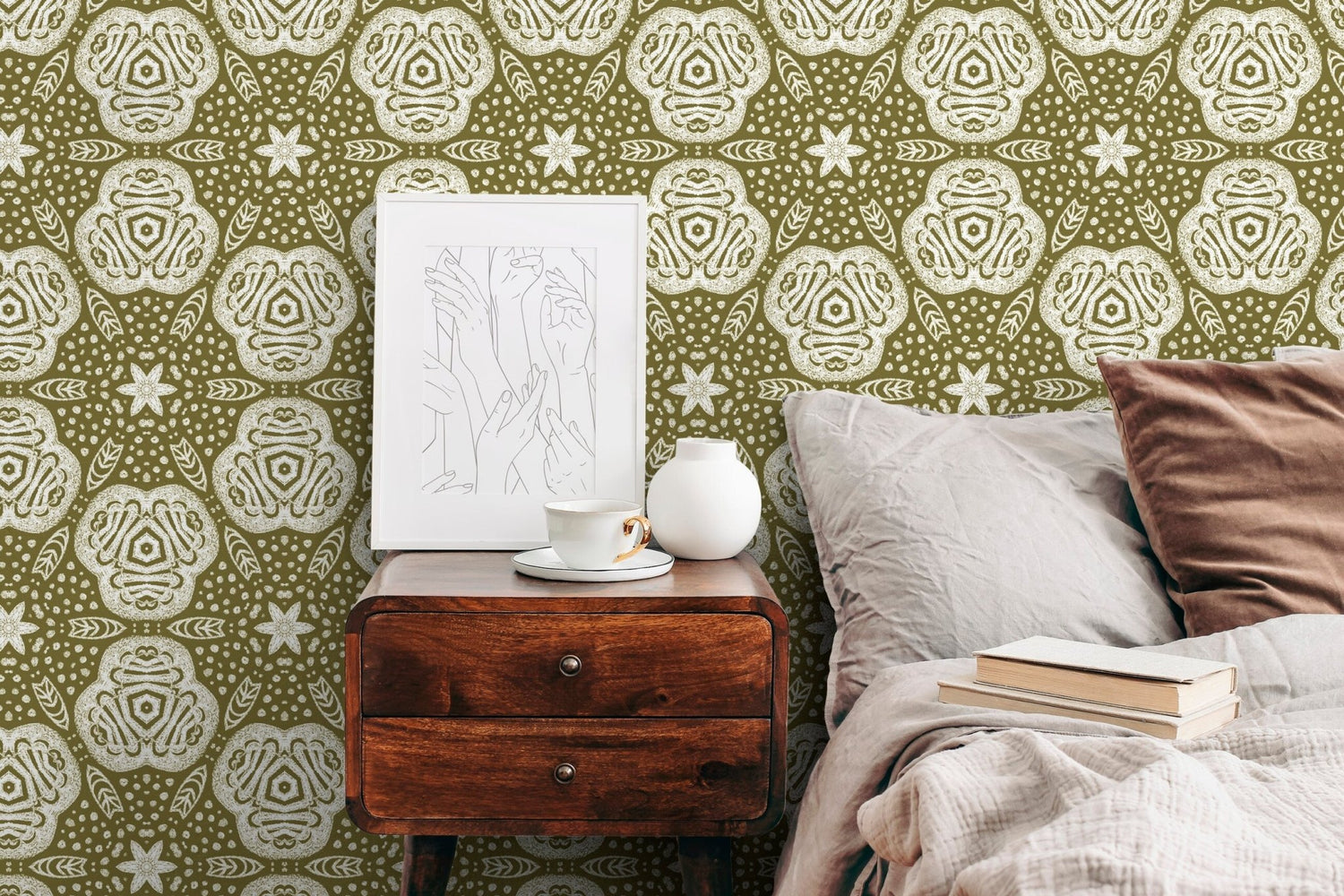 Bohemian Starburst Wallpaper - X098 - WallTrend