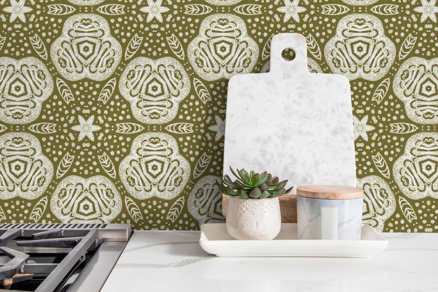 Bohemian Starburst Wallpaper - X098 - WallTrend