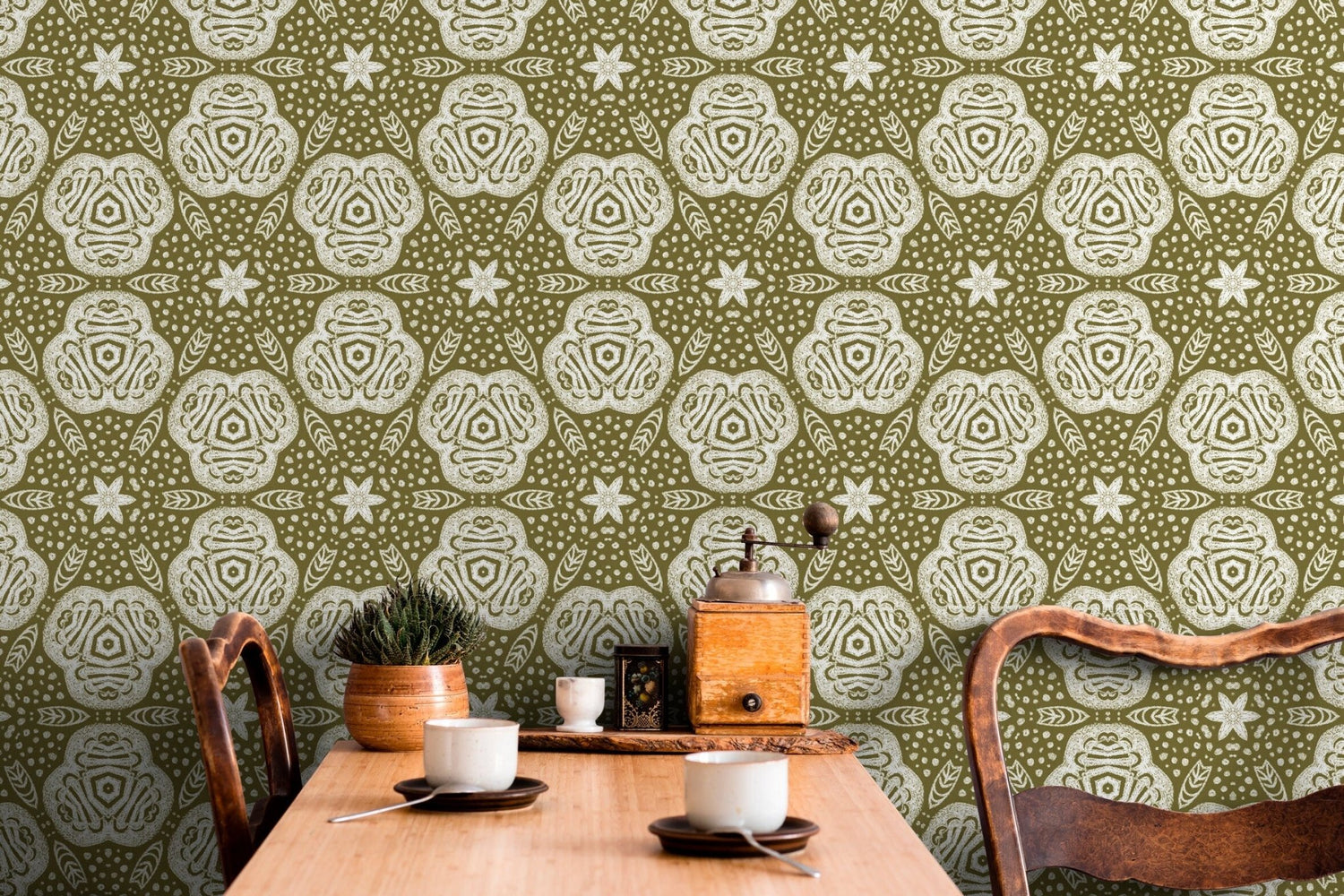 Bohemian Starburst Wallpaper - X098 - WallTrend