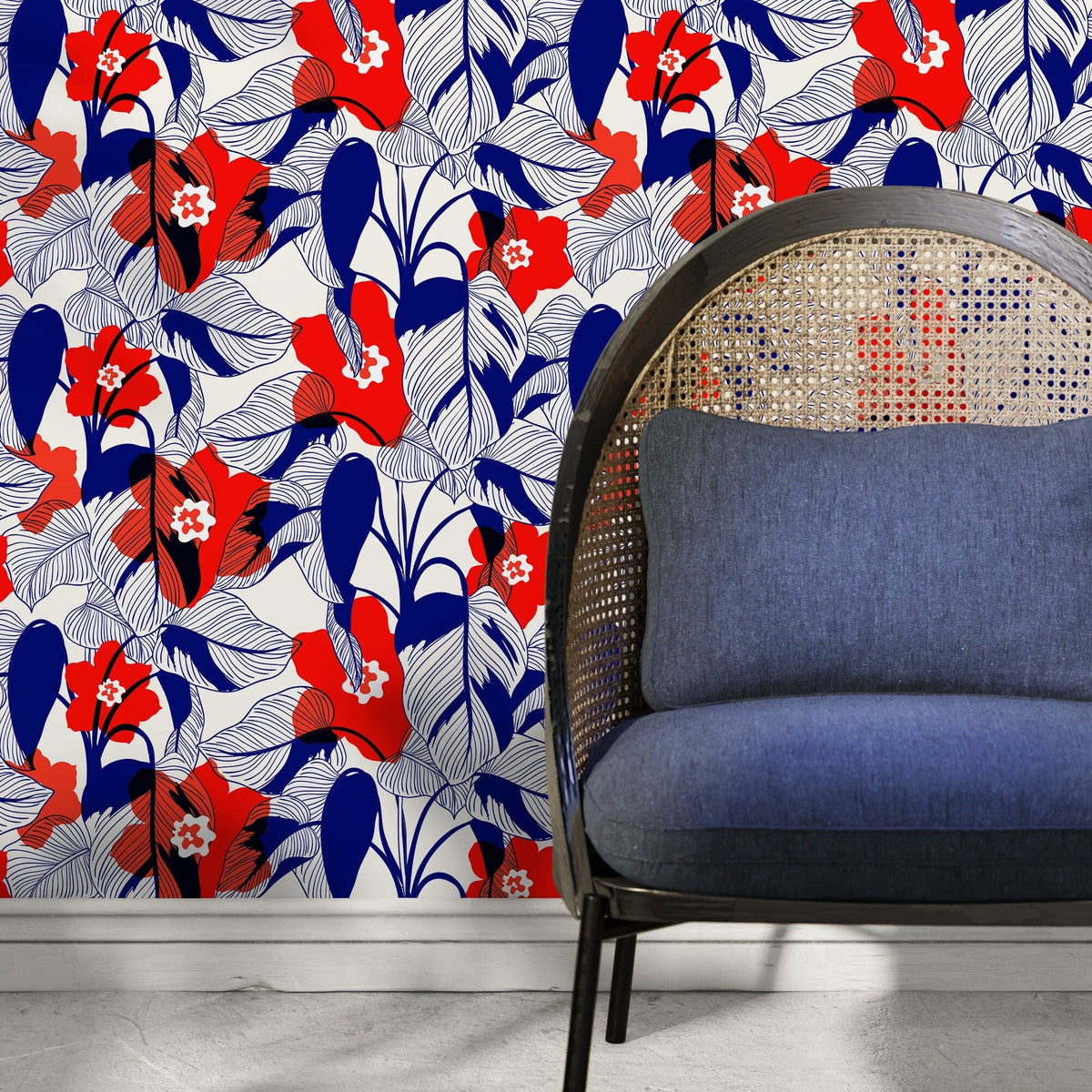 Bold Floral Impressions Wallpaper - A791 - WallTrend