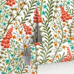 Botanical Berries and Leaves Wallpaper - A127 - WallTrend