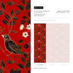 Botanical Birds Wallpaper - A924 - WallTrend