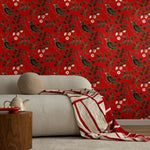 Botanical Birds Wallpaper - A924 - WallTrend