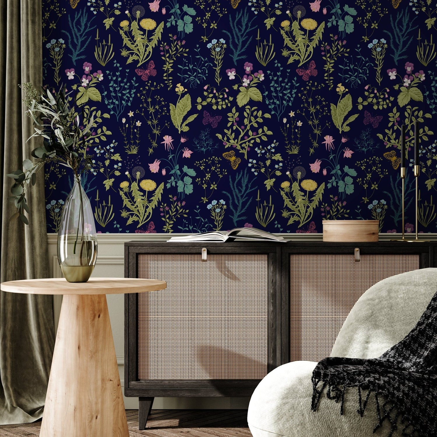 Botanical Bliss Wallpaper - B506 - WallTrend