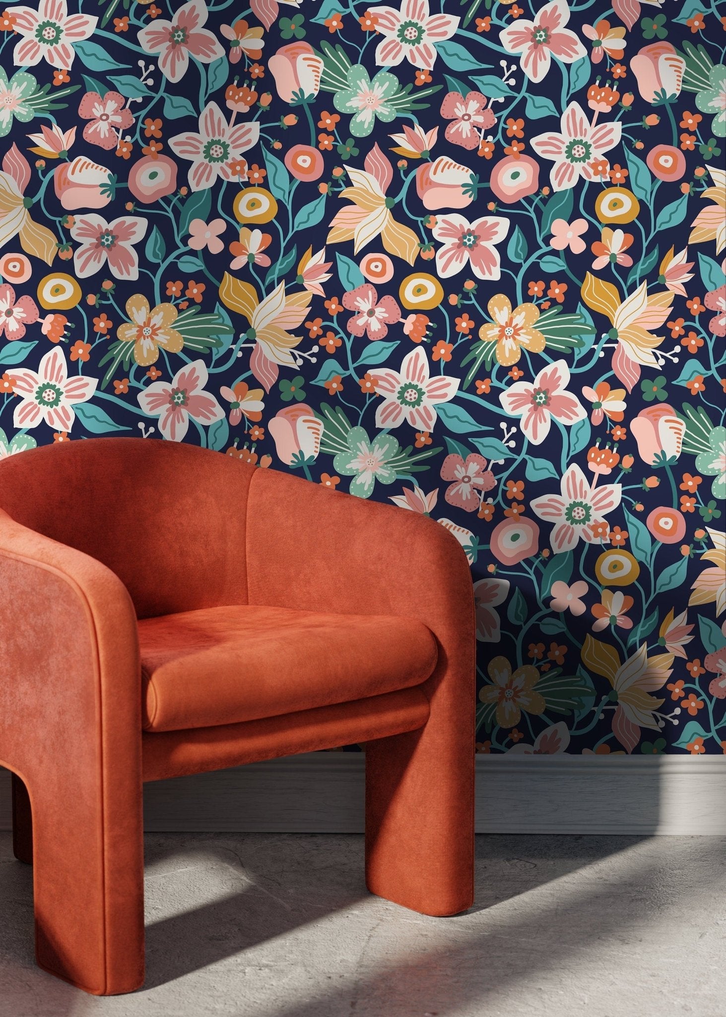 Botanical Bliss Wallpaper - D119 - WallTrend