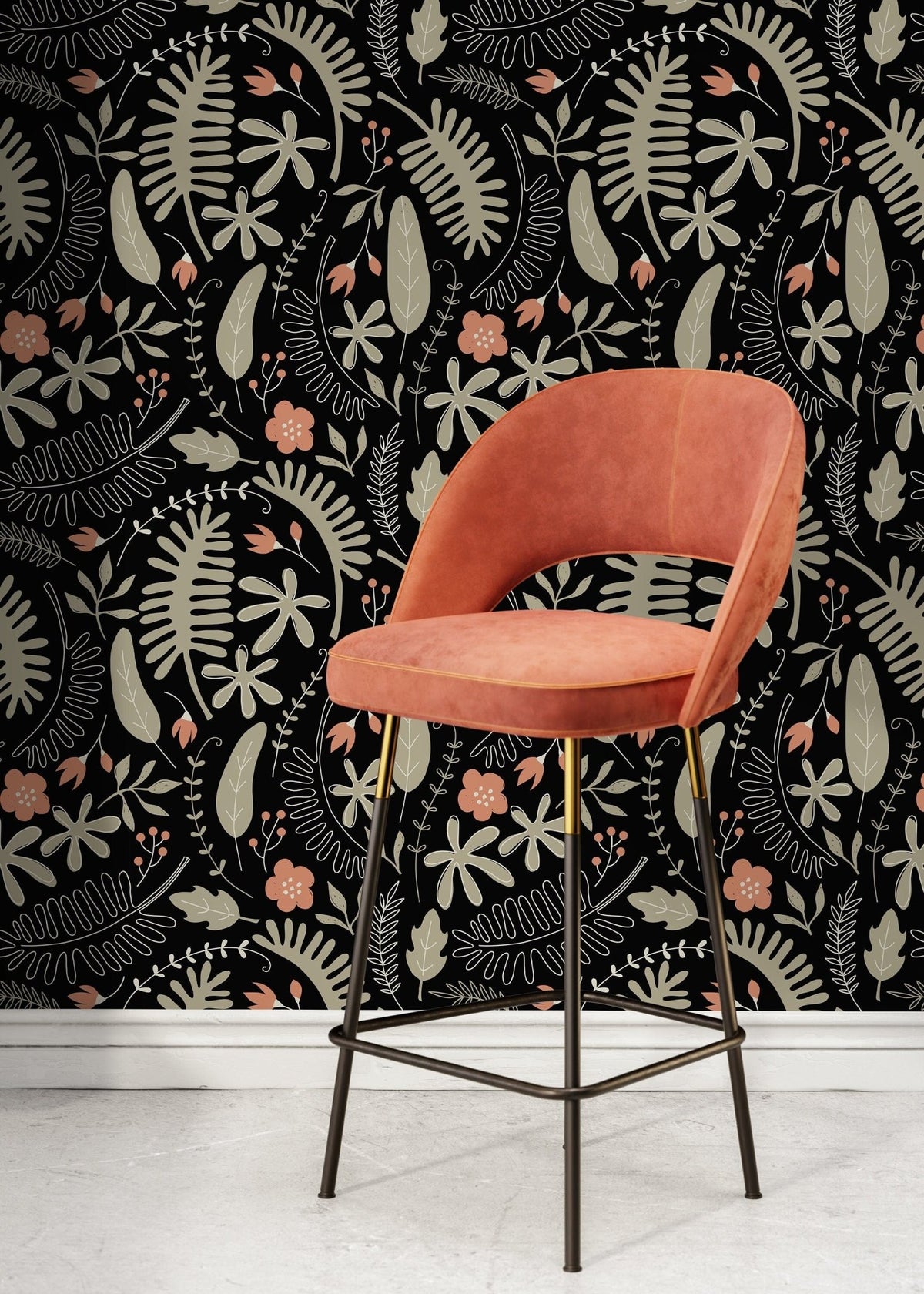 Botanical Bliss Wallpaper - D161 - WallTrend