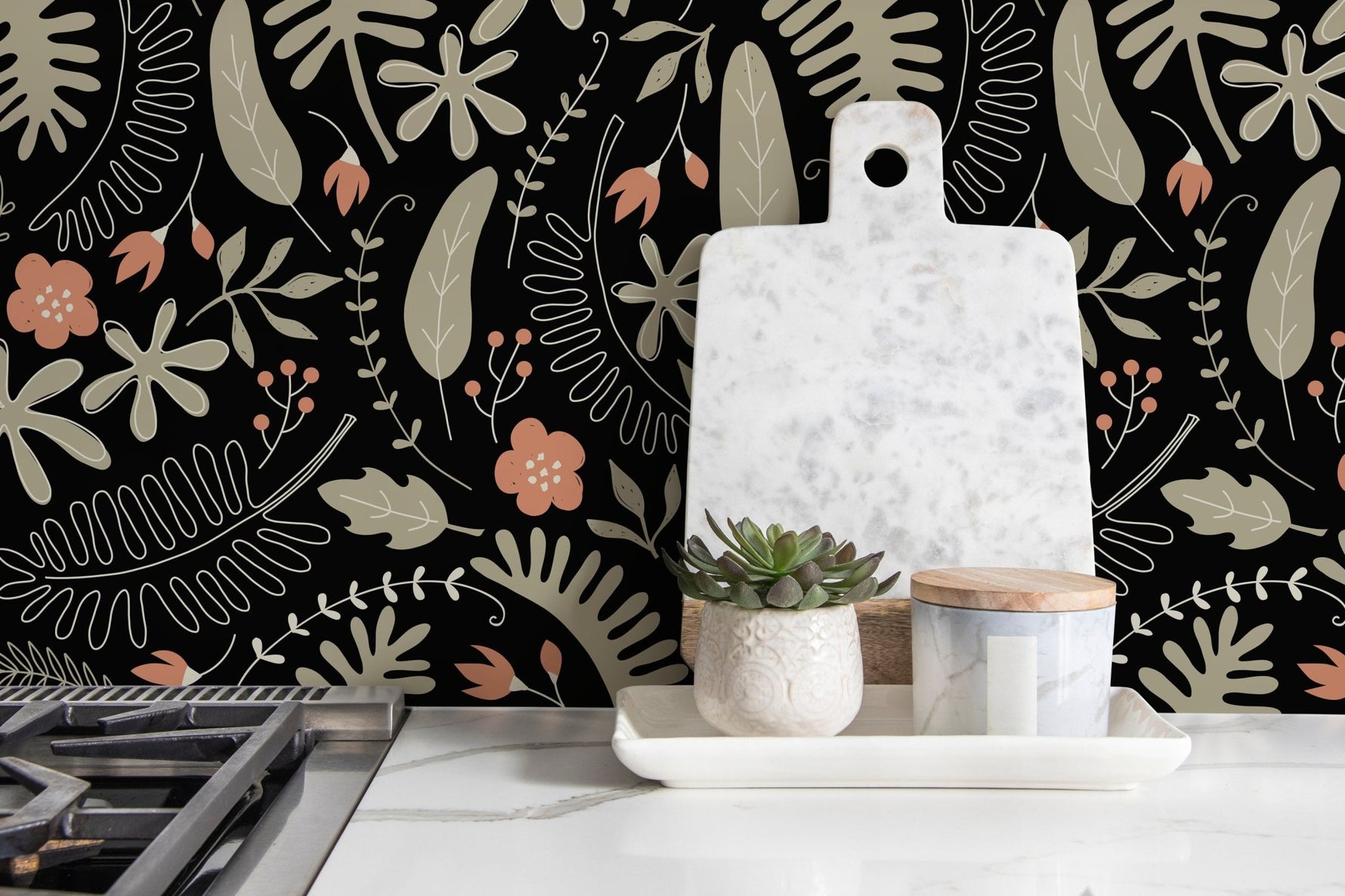 Botanical Bliss Wallpaper - D161 - WallTrend