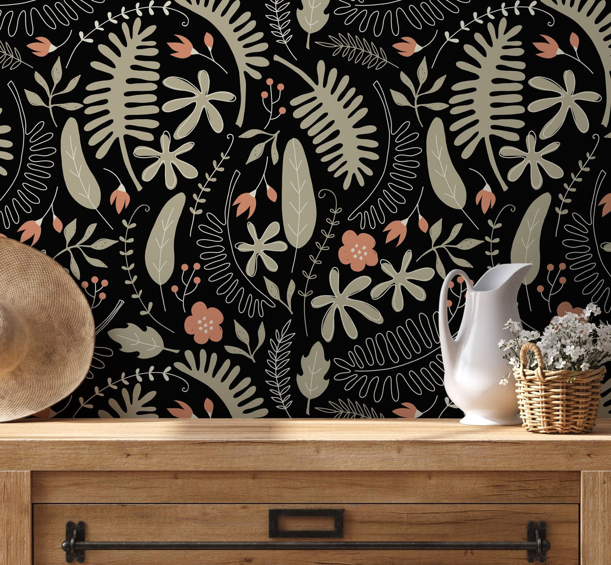 Botanical Bliss Wallpaper - D161 - WallTrend